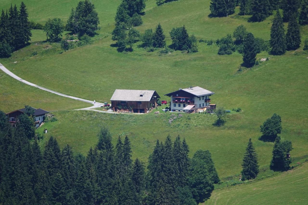 Ferienwohnung Haus Ellbrunn Filzmoos Exterior foto